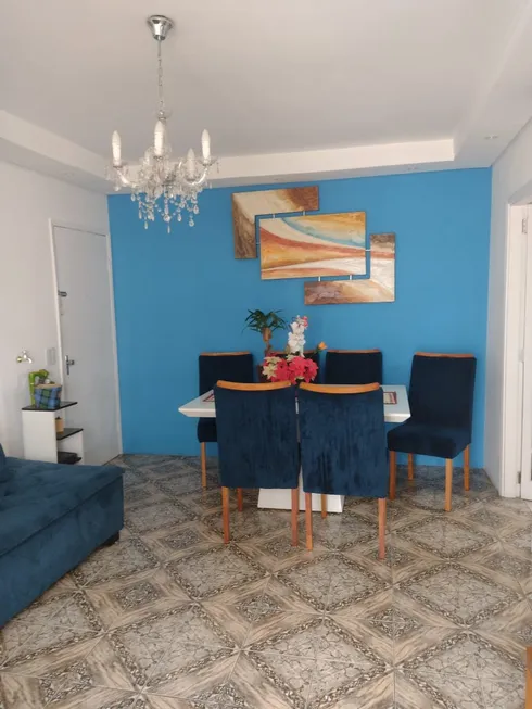 Foto 1 de Apartamento com 2 Quartos à venda, 58m² em Jardim Henriqueta, Taboão da Serra