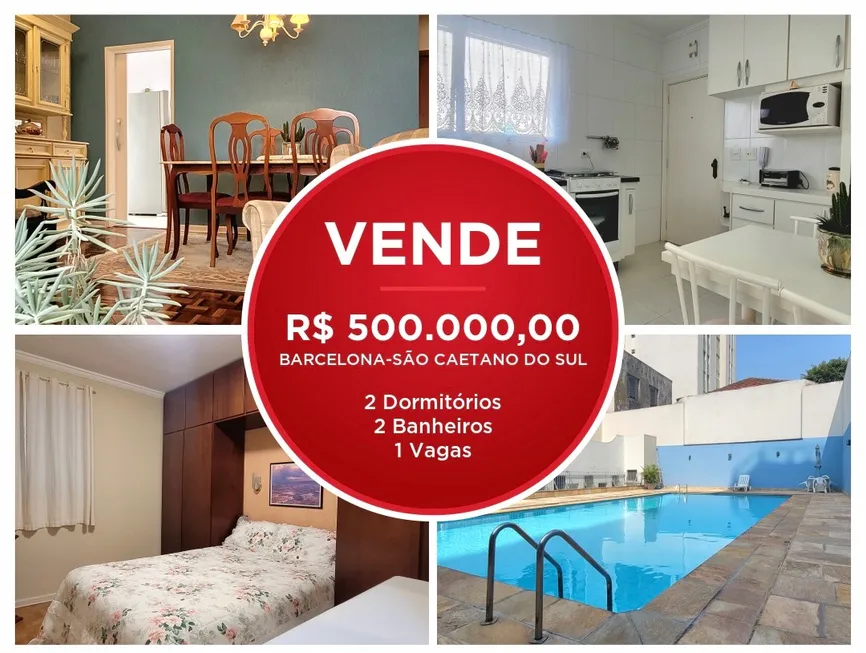 Foto 1 de Apartamento com 2 Quartos à venda, 92m² em Santa Paula, São Caetano do Sul