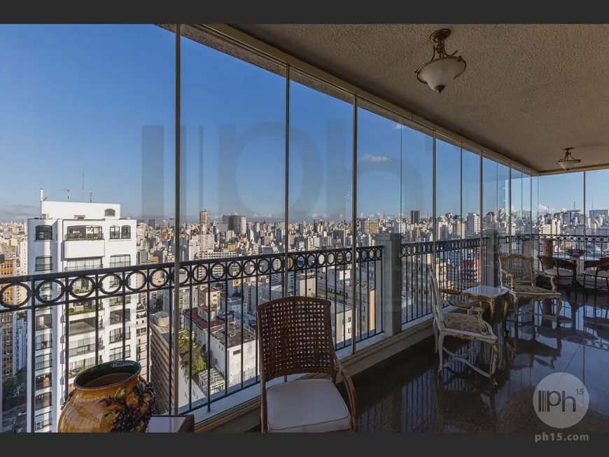 Foto 1 de Apartamento com 4 Quartos para venda ou aluguel, 317m² em Higienópolis, São Paulo