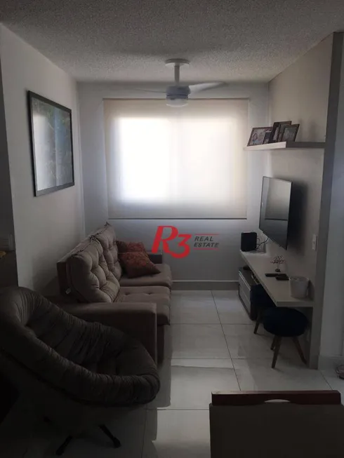 Foto 1 de Apartamento com 2 Quartos à venda, 45m² em Areia Branca, Santos