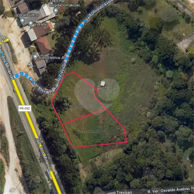 Foto 1 de Lote/Terreno à venda, 14519m² em Mato Dentro, Almirante Tamandaré