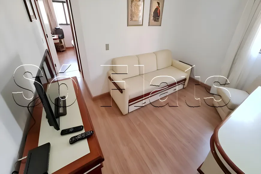 Foto 1 de Flat com 1 Quarto à venda, 38m² em Cerqueira César, São Paulo