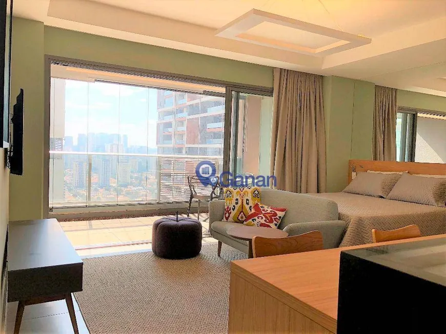 Foto 1 de Apartamento com 1 Quarto à venda, 43m² em Brooklin, São Paulo