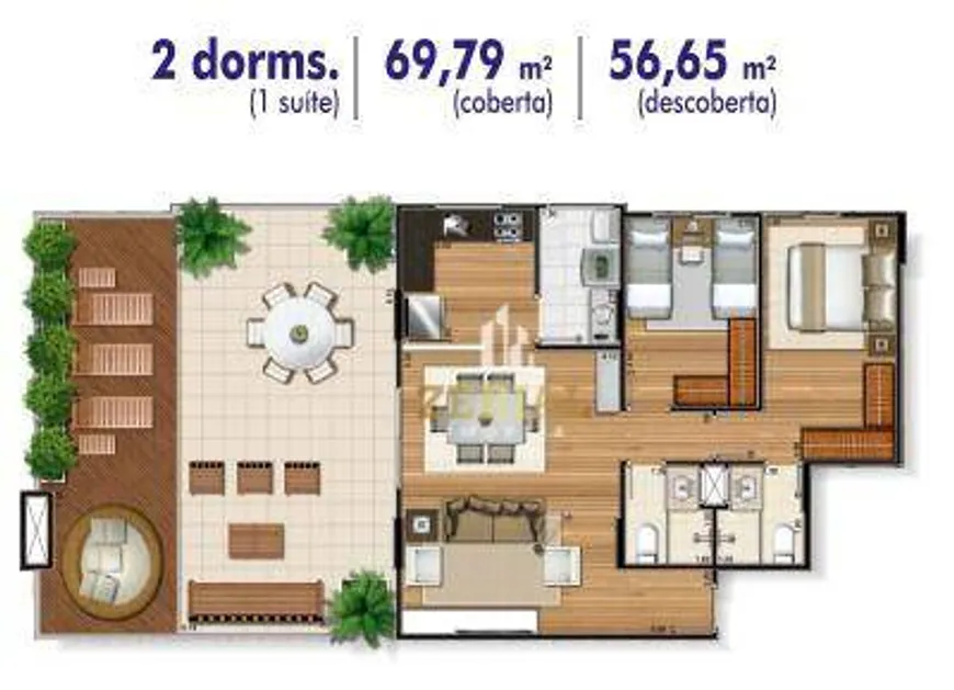 Foto 1 de Apartamento com 2 Quartos à venda, 126m² em Nova Gerti, São Caetano do Sul