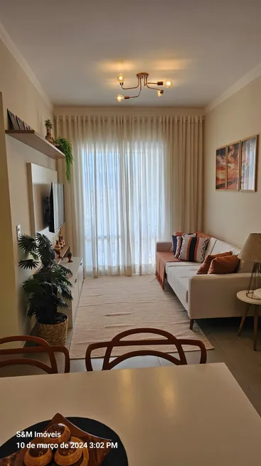 Foto 1 de Apartamento com 1 Quarto para alugar, 56m² em Aviação, Praia Grande