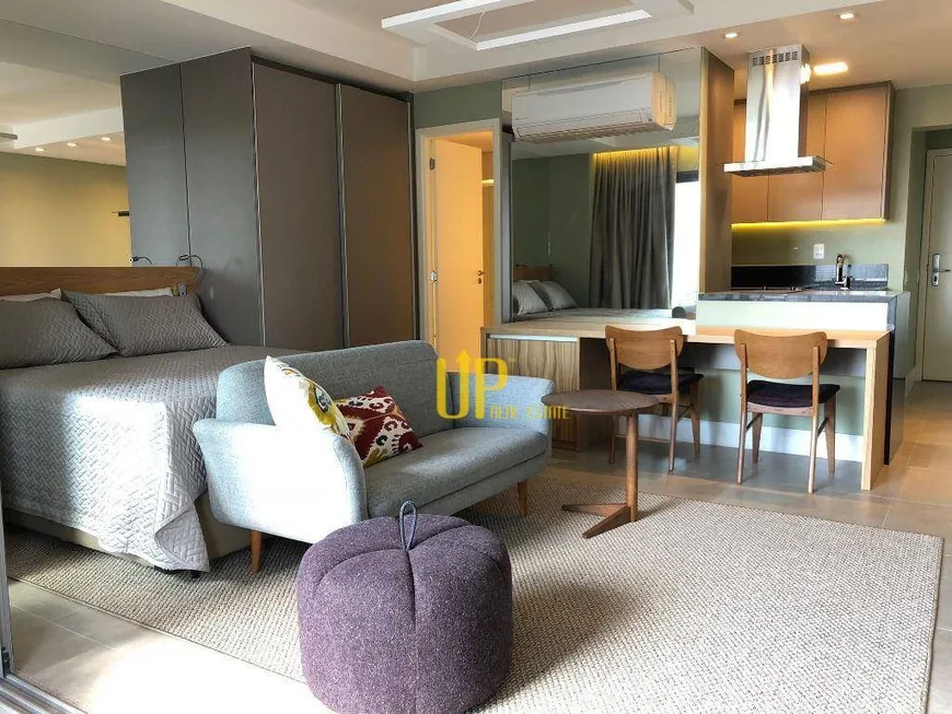 Foto 1 de Apartamento com 1 Quarto à venda, 43m² em Brooklin, São Paulo