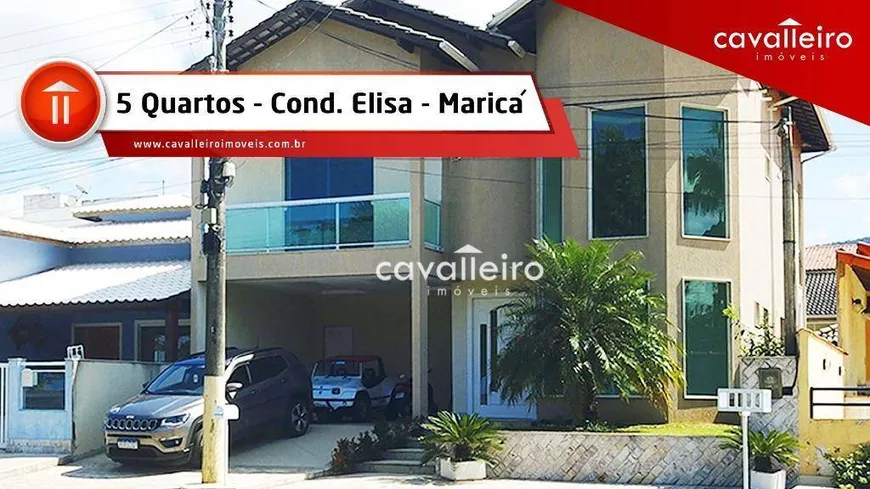Foto 1 de Casa de Condomínio com 5 Quartos à venda, 280m² em Ponta Grossa, Maricá