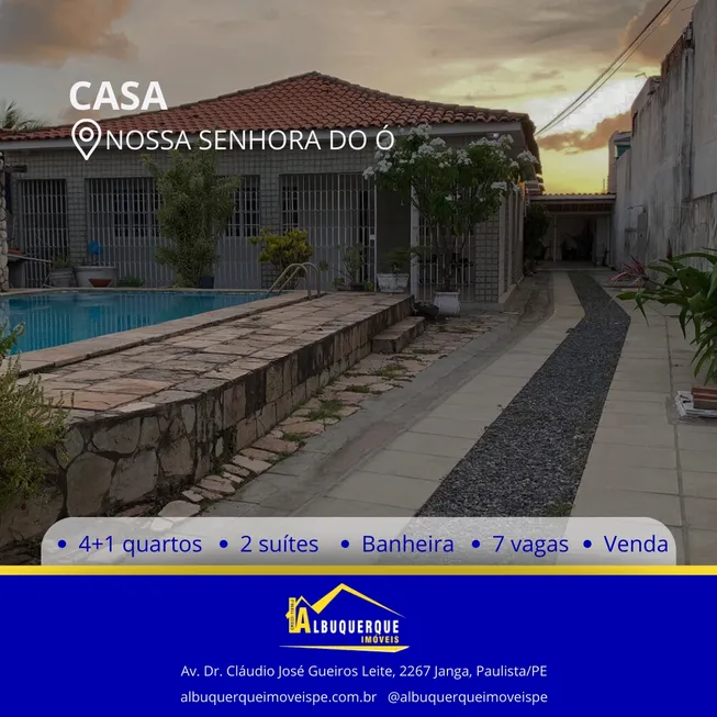 Foto 1 de Casa com 5 Quartos à venda, 250m² em Nossa Senhora do Ó, Paulista