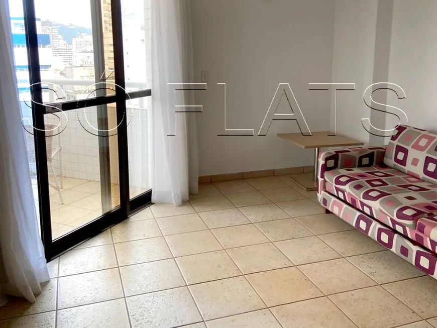 Foto 1 de Apartamento com 1 Quarto à venda, 43m² em Boqueirão, Santos