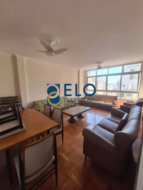 Foto 1 de Apartamento com 3 Quartos para alugar, 140m² em Gonzaga, Santos