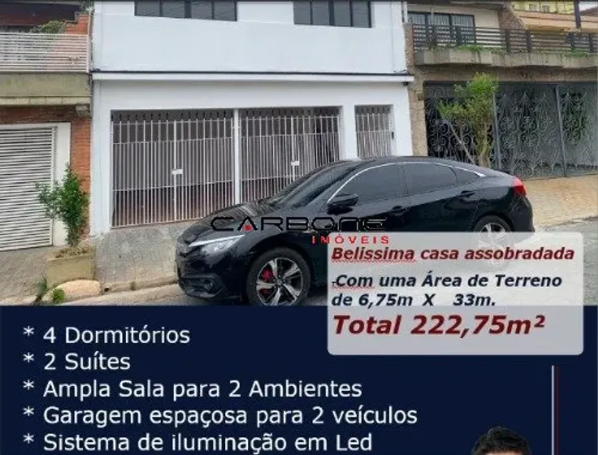 Foto 1 de Casa com 4 Quartos à venda, 218m² em Sacomã, São Paulo