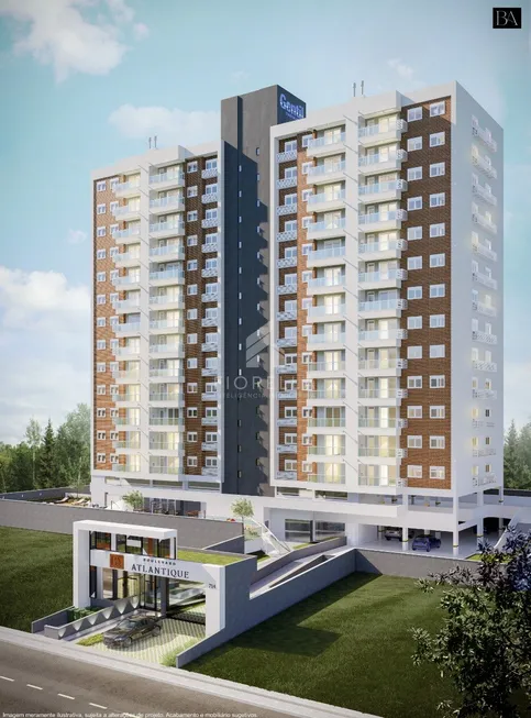 Foto 1 de Apartamento com 1 Quarto à venda, 57m² em Barreiros, São José