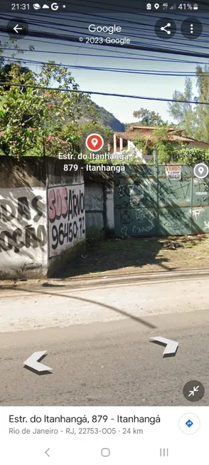 Foto 1 de Lote/Terreno à venda, 1100m² em Itanhangá, Rio de Janeiro