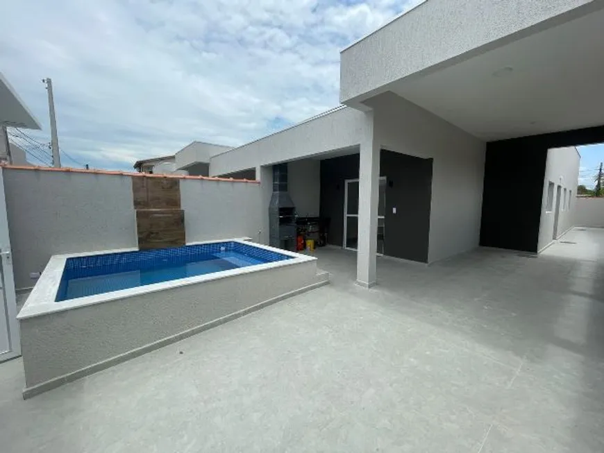 Foto 1 de Casa com 3 Quartos à venda, 105m² em Balneário Gaivota, Itanhaém