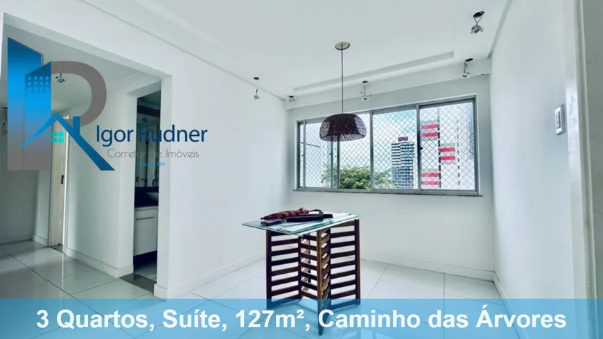 Foto 1 de Apartamento com 3 Quartos à venda, 127m² em Caminho Das Árvores, Salvador
