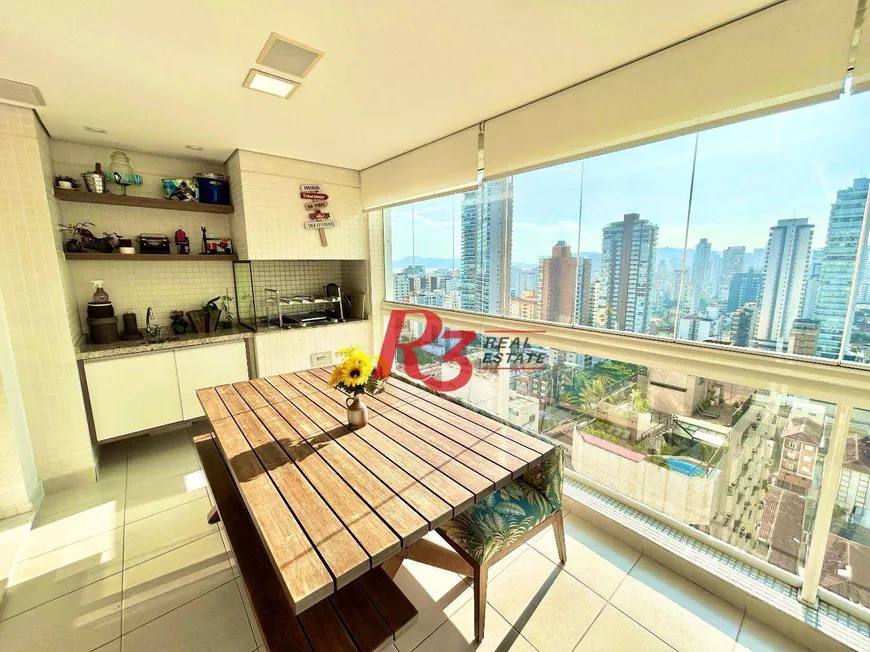 Foto 1 de Apartamento com 3 Quartos à venda, 155m² em Embaré, Santos