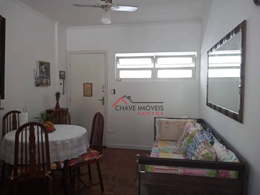 Foto 1 de Apartamento com 1 Quarto à venda, 66m² em José Menino, Santos