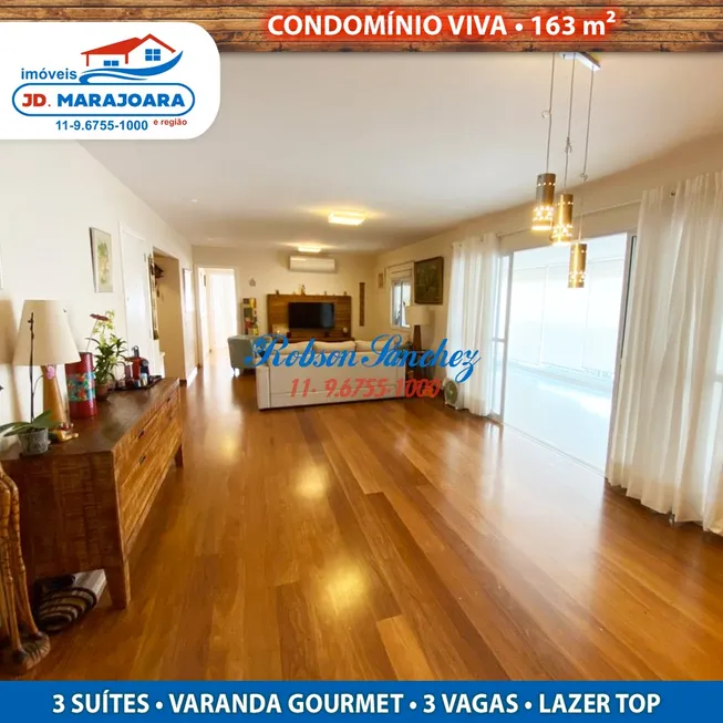 Foto 1 de Apartamento com 3 Quartos à venda, 163m² em Jardim Marajoara, São Paulo