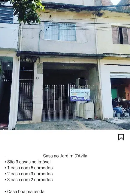 Foto 1 de Casa com 5 Quartos à venda, 125m² em Vila Menck, Osasco