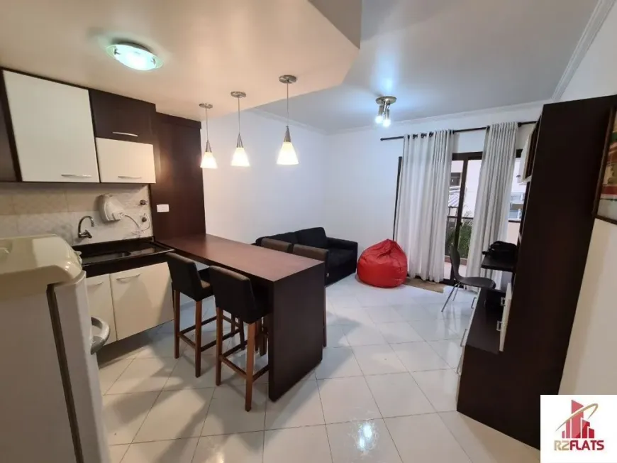 Foto 1 de Flat com 1 Quarto para alugar, 45m² em Jardins, São Paulo