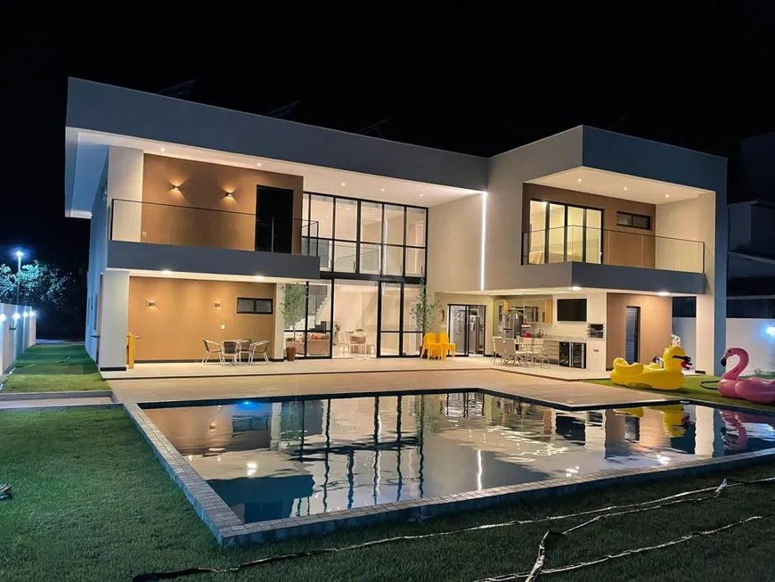 Foto 1 de Casa de Condomínio com 4 Quartos à venda, 624m² em Busca-Vida, Camaçari