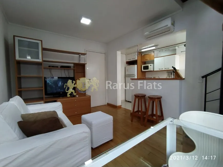 Foto 1 de Flat com 1 Quarto para alugar, 43m² em Vila Olímpia, São Paulo