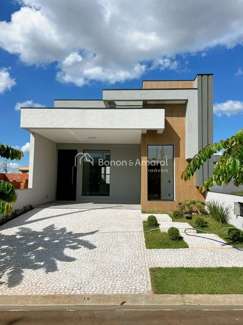 Foto 1 de Casa de Condomínio com 3 Quartos à venda, 127m² em Vila Monte Alegre, Paulínia