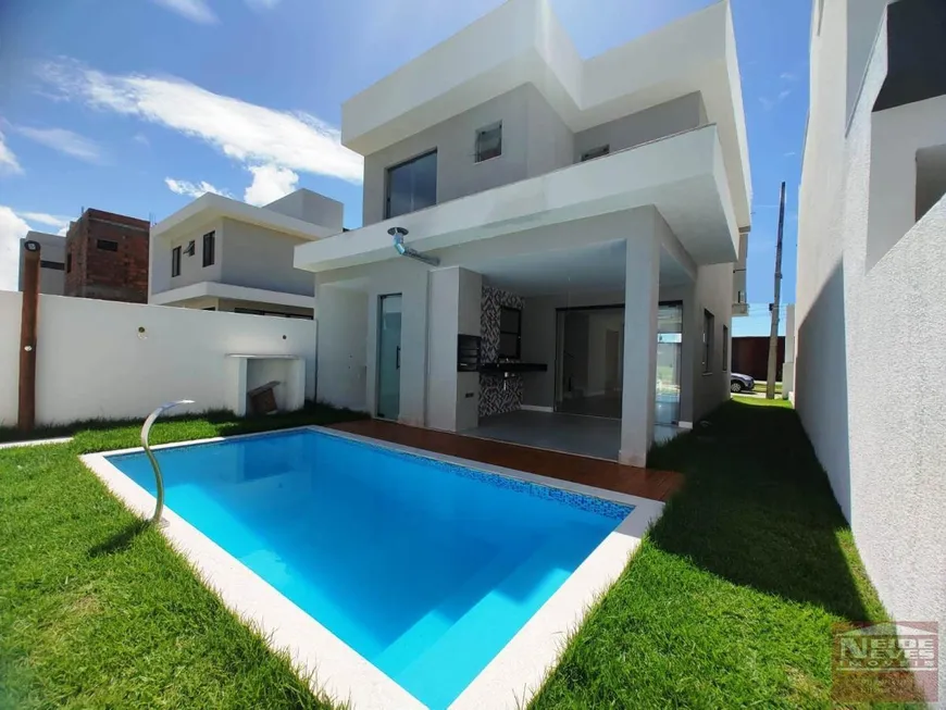 Foto 1 de Casa de Condomínio com 4 Quartos à venda, 152m² em Abrantes, Camaçari