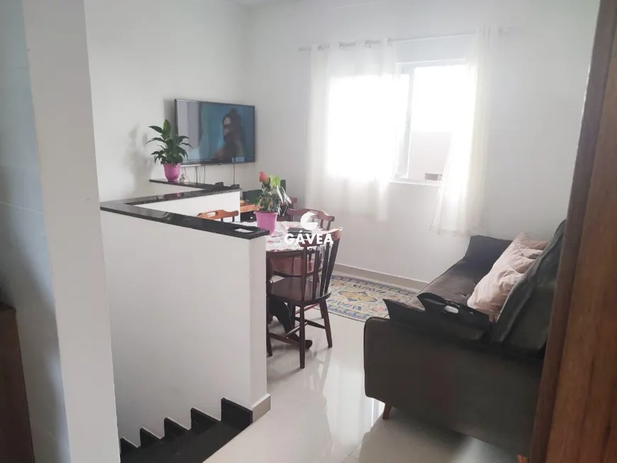 Foto 1 de Casa com 2 Quartos à venda, 52m² em Mirim, Praia Grande