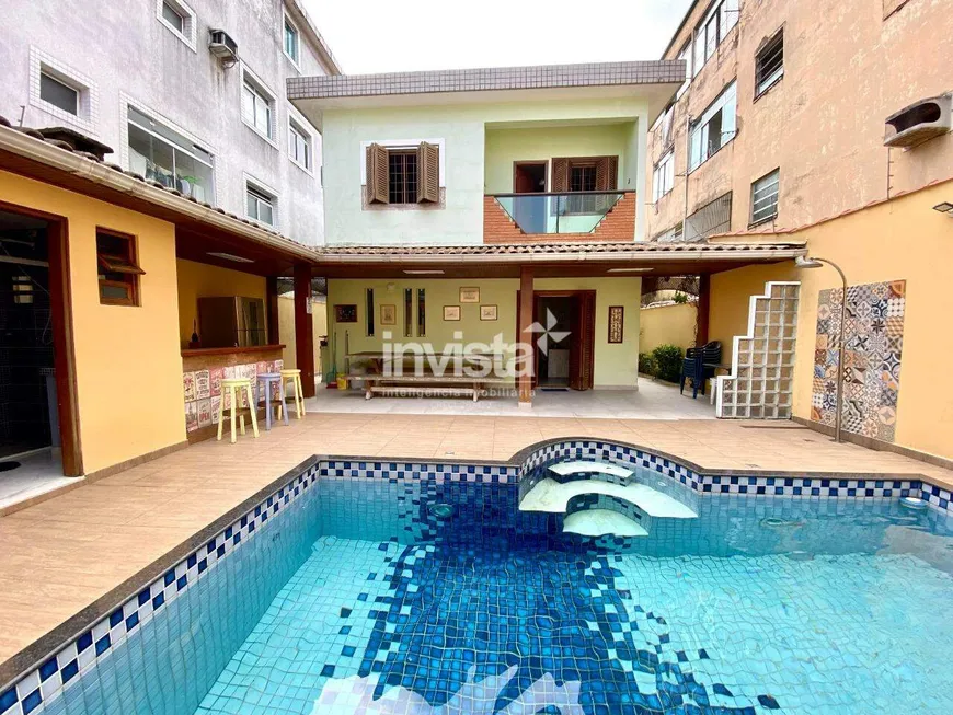 Foto 1 de Casa com 4 Quartos à venda, 230m² em Boqueirão, Santos