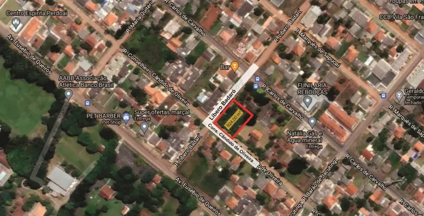 Foto 1 de Lote/Terreno à venda, 924m² em Uvaranas, Ponta Grossa