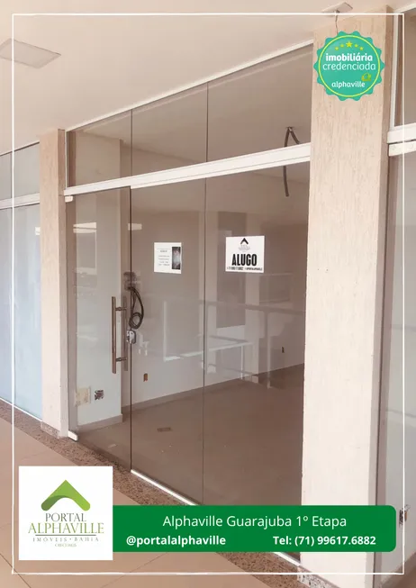 Foto 1 de Ponto Comercial para alugar, 20m² em Alphaville Abrantes, Camaçari