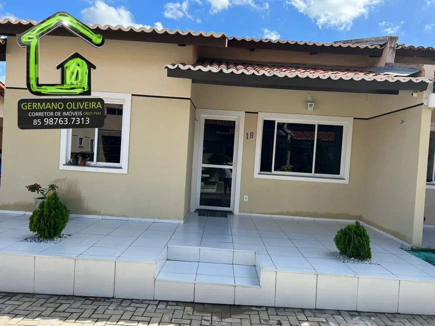 Foto 1 de Casa de Condomínio com 2 Quartos à venda, 66m² em Mestre Antonio, Caucaia