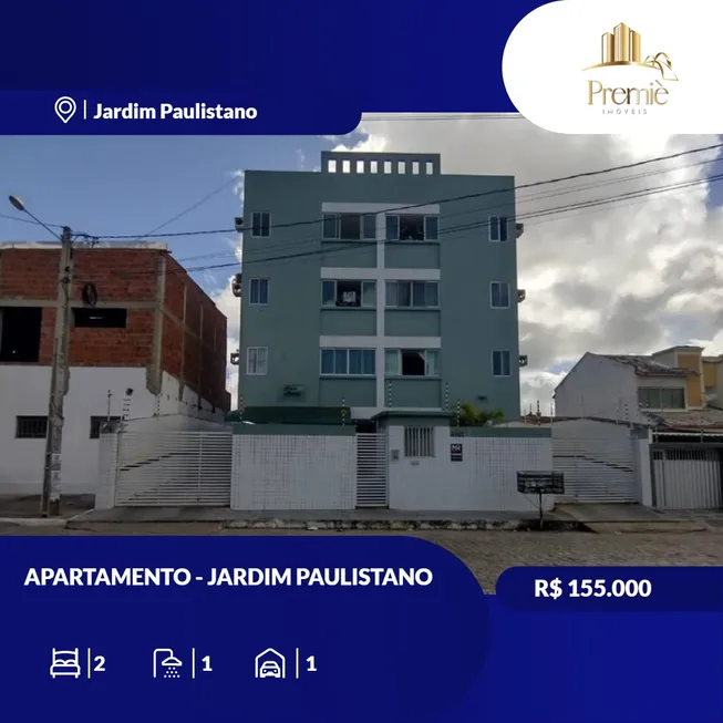 Foto 1 de Apartamento com 2 Quartos à venda, 55m² em Jardim Paulistano, Campina Grande