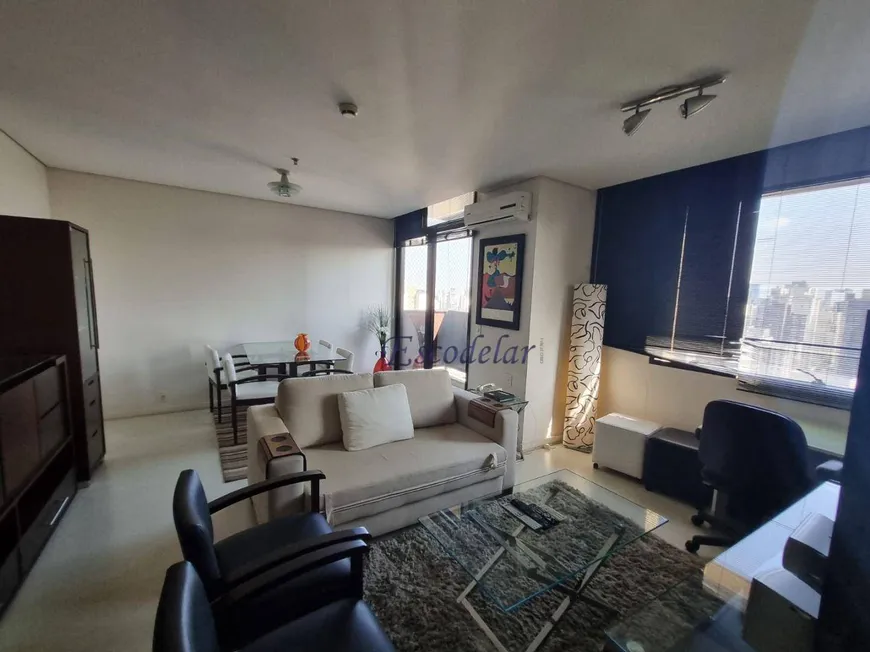 Foto 1 de Apartamento com 1 Quarto para alugar, 74m² em Itaim Bibi, São Paulo