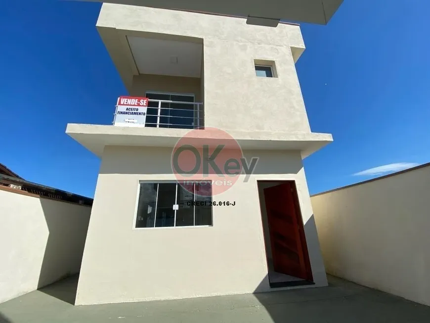 Foto 1 de Sobrado com 2 Quartos à venda, 80m² em Balneário dos Golfinhos , Caraguatatuba