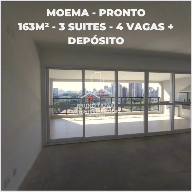 Foto 1 de Apartamento com 3 Quartos à venda, 163m² em Indianópolis, São Paulo