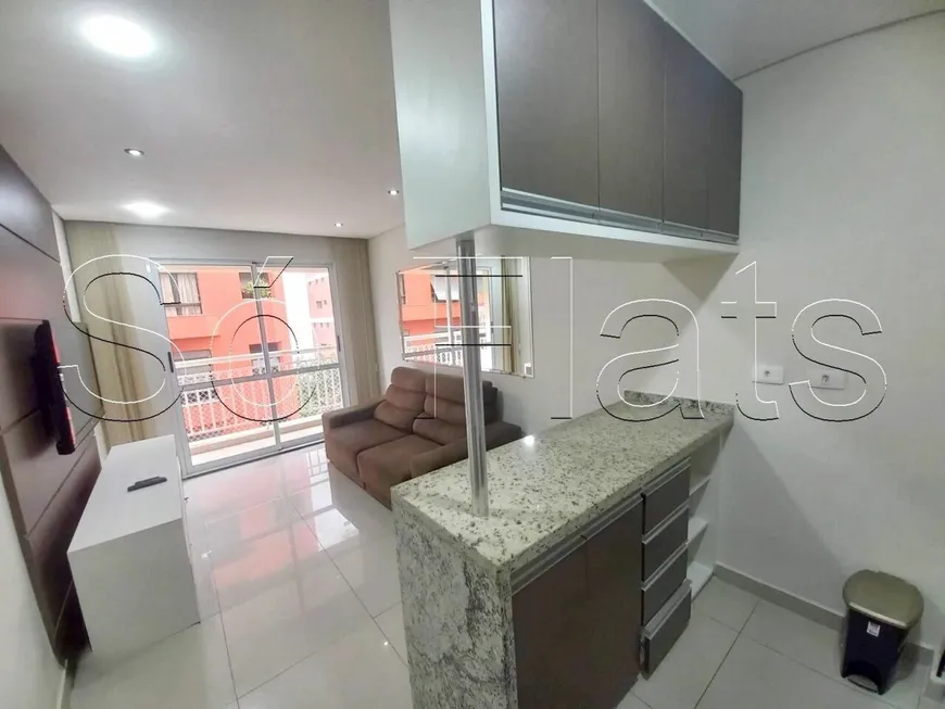 Foto 1 de Flat com 1 Quarto à venda, 31m² em Morumbi, São Paulo