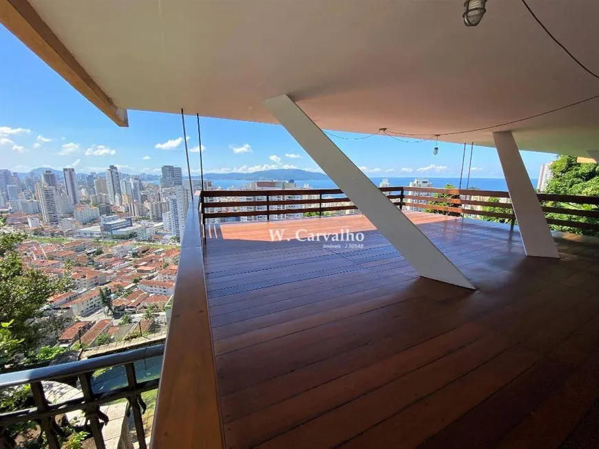 Foto 1 de Casa com 5 Quartos à venda, 396m² em Marapé, Santos