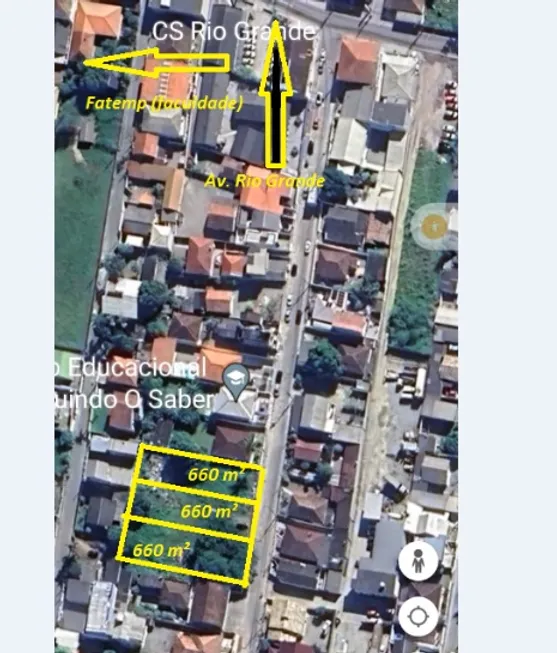 Foto 1 de Lote/Terreno à venda, 660m² em Rio Grande, Palhoça