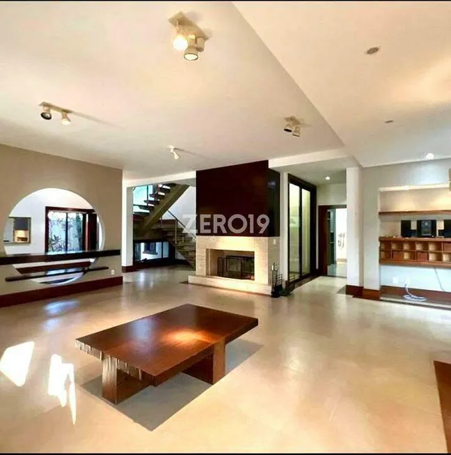 Foto 1 de Casa de Condomínio com 4 Quartos à venda, 542m² em Alphaville Dom Pedro, Campinas