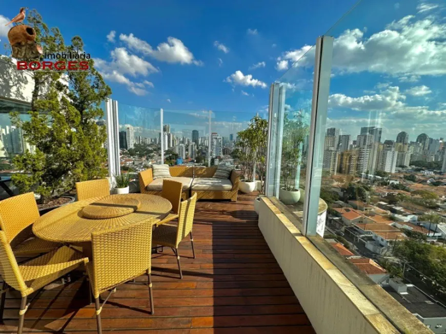 Foto 1 de Cobertura com 4 Quartos para venda ou aluguel, 420m² em Brooklin, São Paulo