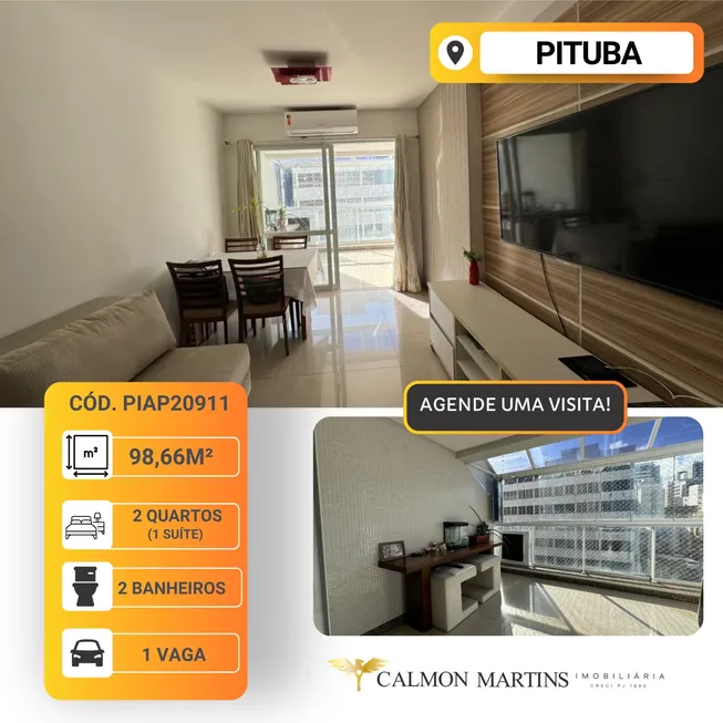 Foto 1 de Apartamento com 2 Quartos à venda, 99m² em Pituba, Salvador