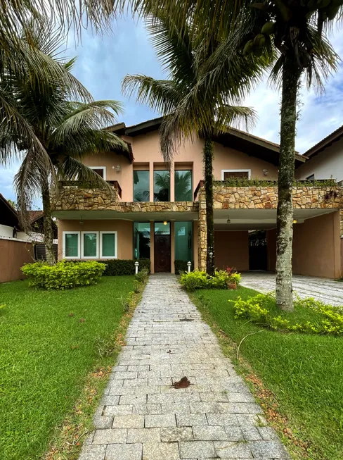 Foto 1 de Casa de Condomínio com 4 Quartos para venda ou aluguel, 400m² em Balneário Praia do Pernambuco, Guarujá