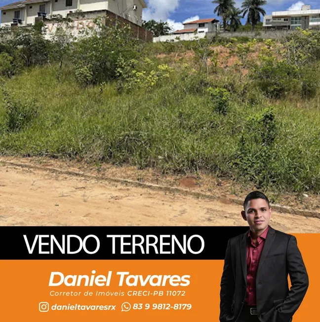 Foto 1 de Lote/Terreno à venda, 375m² em Centro, Bananeiras