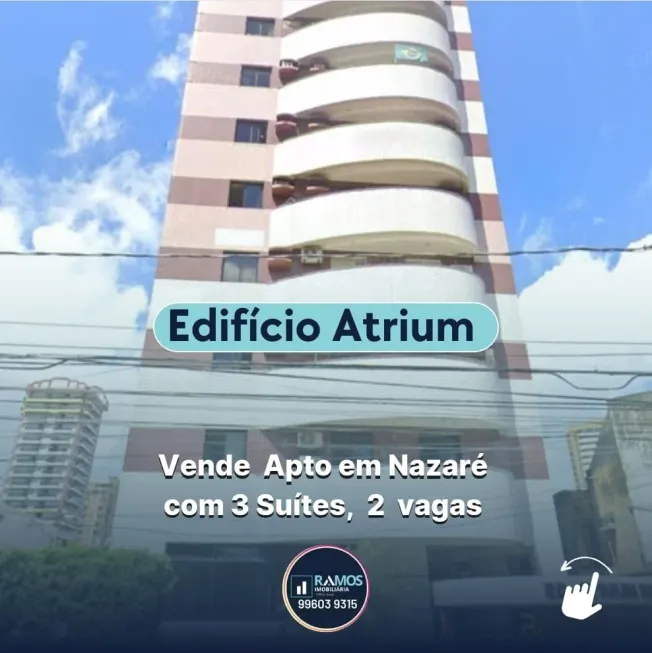 Foto 1 de Apartamento com 3 Quartos à venda, 148m² em Nazaré, Belém