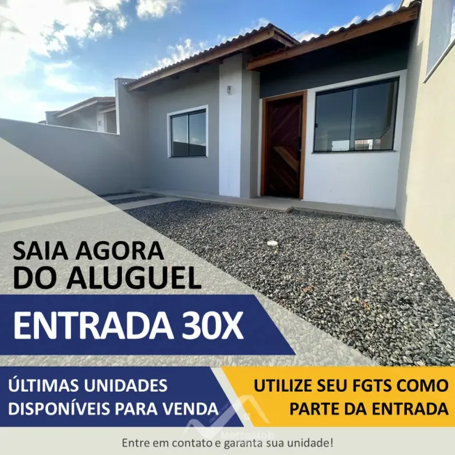 Foto 1 de Casa com 2 Quartos à venda, 50m² em Corticeira, Guaramirim