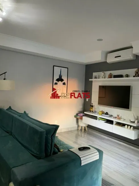 Foto 1 de Flat com 2 Quartos à venda, 69m² em Brooklin, São Paulo