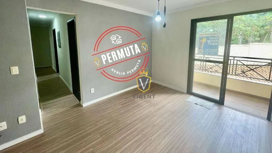 Foto 1 de Apartamento com 3 Quartos à venda, 93m² em Parque da Represa, Jundiaí