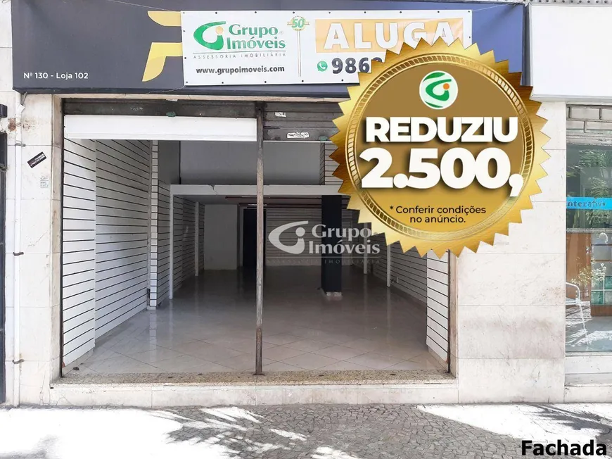 Foto 1 de Ponto Comercial para alugar, 90m² em Centro, Niterói